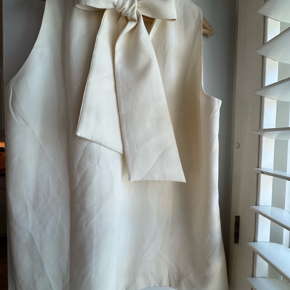 Tuckernuck Ivory Ruffle Neck Blouse - Picture 10 of 16